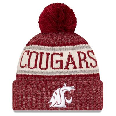 Washington State Cougars New Era Sport Knit Beanie - Alt