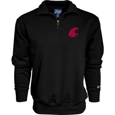 Washington State Cougars Blue 84 1/4 Zip Sweatshir