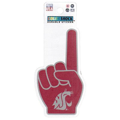 Washington State Cougars Durable Vinyl Sticker - F