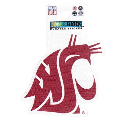 Washington State Cougars Durable Vinyl Sticker - C