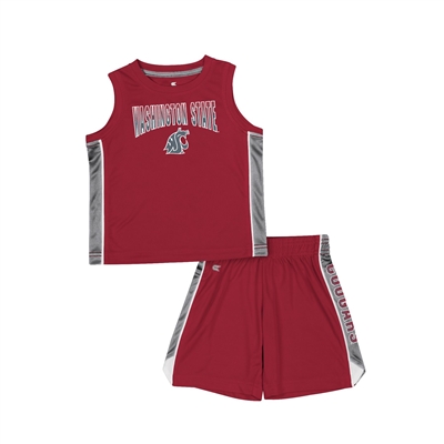 Washington State Cougars Toddler Tank Top and Short Set