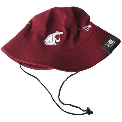 Washington State Cougars New Era Team Bucket Hat