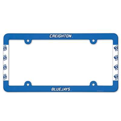 Creighton Bluejays Plastic License Plate Frame