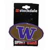 Washington Huskies Oval Domed Acrylic Lapel Pin