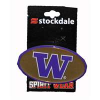 Washington Huskies Oval Domed Acrylic Lapel Pin