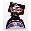 Washington Huskies Domed Acrylic Clam Jaw Hair Clip