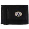 Washington Huskies Leather Card Holder Money Clip