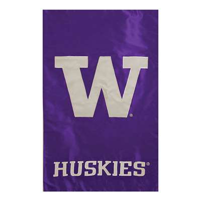 Washington Huskies Applique Garden Flag - 12.5" x 18"