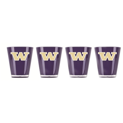 Washington Huskies Shot Glass - 4 Pack