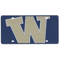 Washington Huskies Full Color Mega Inlay License Plate