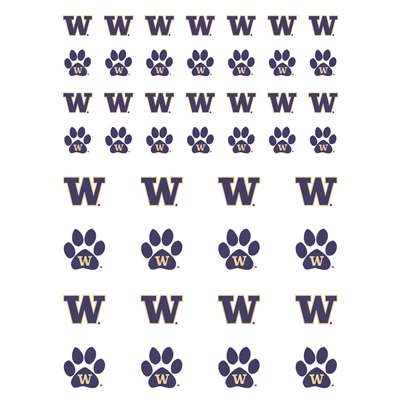 Washington Huskies Small Sticker Sheet - 2 Sheets