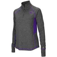 Washington Huskies Women's Colosseum Sabre 1/4 Zip Pullover