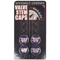 Washington Huskies Valve Stem Caps