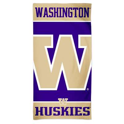 Washington Huskies Spectra Beach Towel