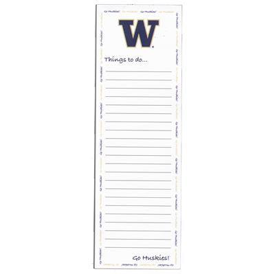 Washington Huskies Magnetic To Do List Pad