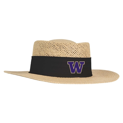 Washington Huskies Ahead Gambler Straw Hat