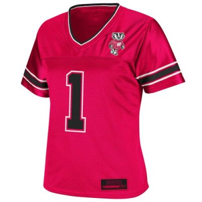 Wisconsin Badgers Colosseum Womens Football Jersey