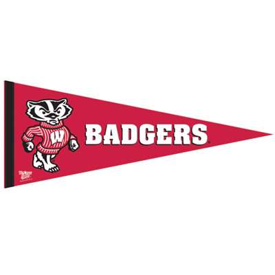 Wisconsin Badgers Premium Pennant - 12" X 30"