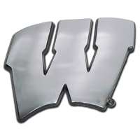 Wisconsin Badgers Chrome Auto Emblem