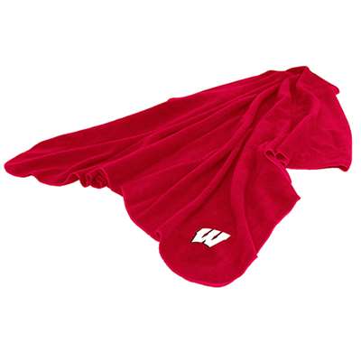 Wisconsin Badgers Huddle Fleece Throw Blanket