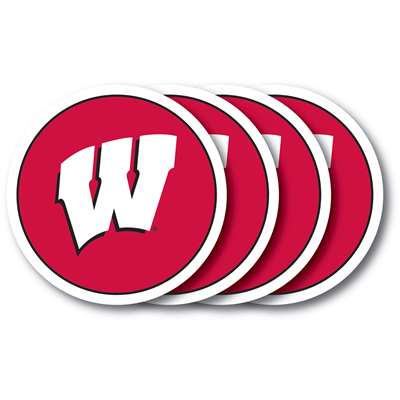 Wisconsin Badgers Coaster Set - 4 Pack