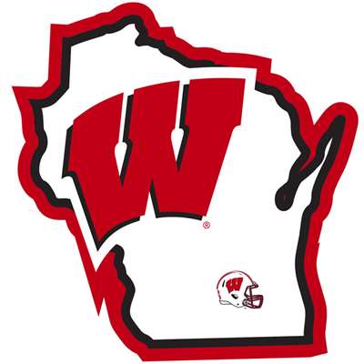 Wisconsin Badgers Home State Decal