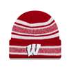 Wisconsin Badgers New Era Vintage Stripe Beanie