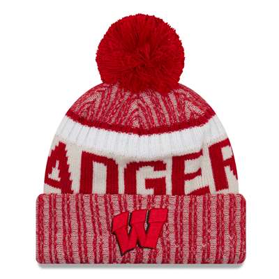 Wisconsin Badgers Youth New Era Sport Knit Beanie