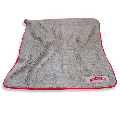 Wisconsin Badgers Frosty Fleece Blanket