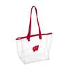 Wisconsin Badgers Clear Stadium Tote Bag