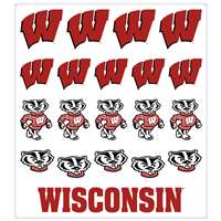 Wisconsin Badgers Multi-Purpose Vinyl Sticker Sheet