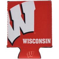 Wisconsin Badgers Oversized Logo Flat Coozie