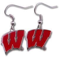 Wisconsin Badgers Dangler Earrings