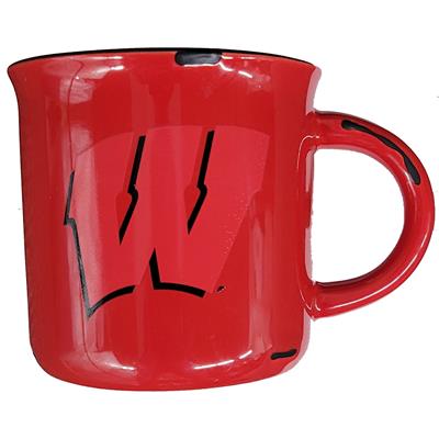 Wisconsin Badgers Vintage Ceramic Mug