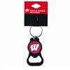 Wisconsin Badgers Bottle Opener Keychain - Black