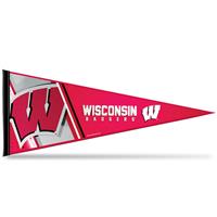 Wisconsin Badgers 12" x 30" Soft Felt Pennant