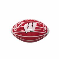 Wisconsin Badgers Glossy Field Mini Football