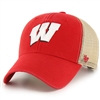 Wisconsin Badgers 47 Brand Flag Ship MVP Trucker H