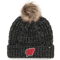 Wisconsin Badgers 47 Brand Womens Meeko Pom Knit -