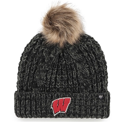 Wisconsin Badgers 47 Brand Womens Meeko Pom Knit -