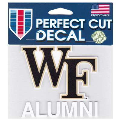 Wake Forest Demon Deacons Perfect Cut Decal - Alumni