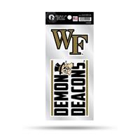 Wake Forest Demon Deacons Double Up Die Cut Decal Set