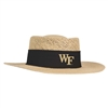 Wake Forest Demon Deacons Ahead Gambler Straw Hat