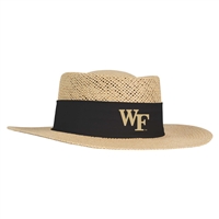 Wake Forest Demon Deacons Ahead Gambler Straw Hat