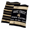 Wake Forest Demon Deacons Colorblock Plush Blanket