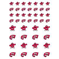 Western Kentucky Hilltoppers Small Sticker Sheet - 2 Sheets