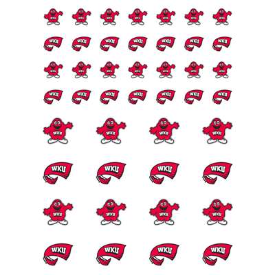 Western Kentucky Hilltoppers Small Sticker Sheet - 2 Sheets