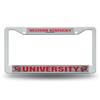 Western Kentucky Hilltoppers White Plastic License Plate Frame