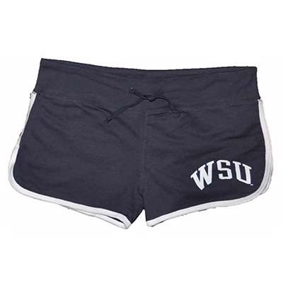 Washington State Shorts - Ladies Retro Athletic By League - Athletic Navy