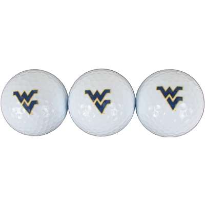 West Virginia Mountaineers Golf Balls - 3 Pack